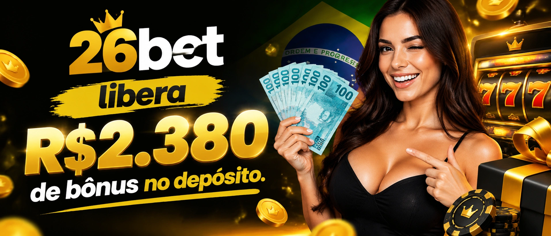 Visão de catálogo e navegação da 26bet com categorias de jogos e acesso rápido
